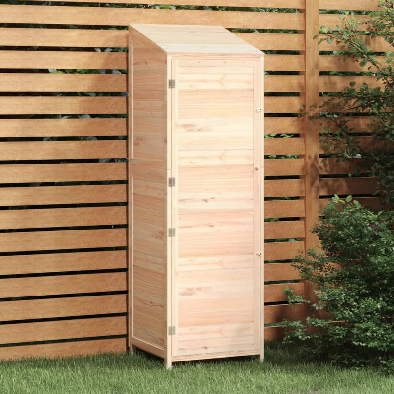 Vidaxl Garden Shed 55x52x174.5 cm de pino sólido