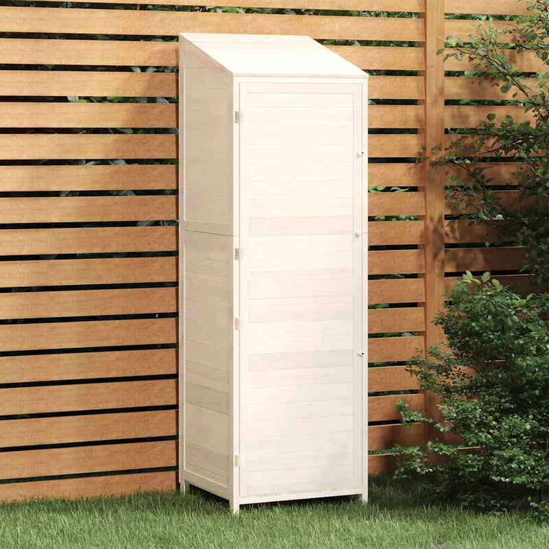 Vidaxl Garden Shed 55x52x174.5 cm de pino sólido