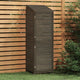 Vidaxl Garden Shed 55x52x174.5 cm de pino sólido -madera con antracita