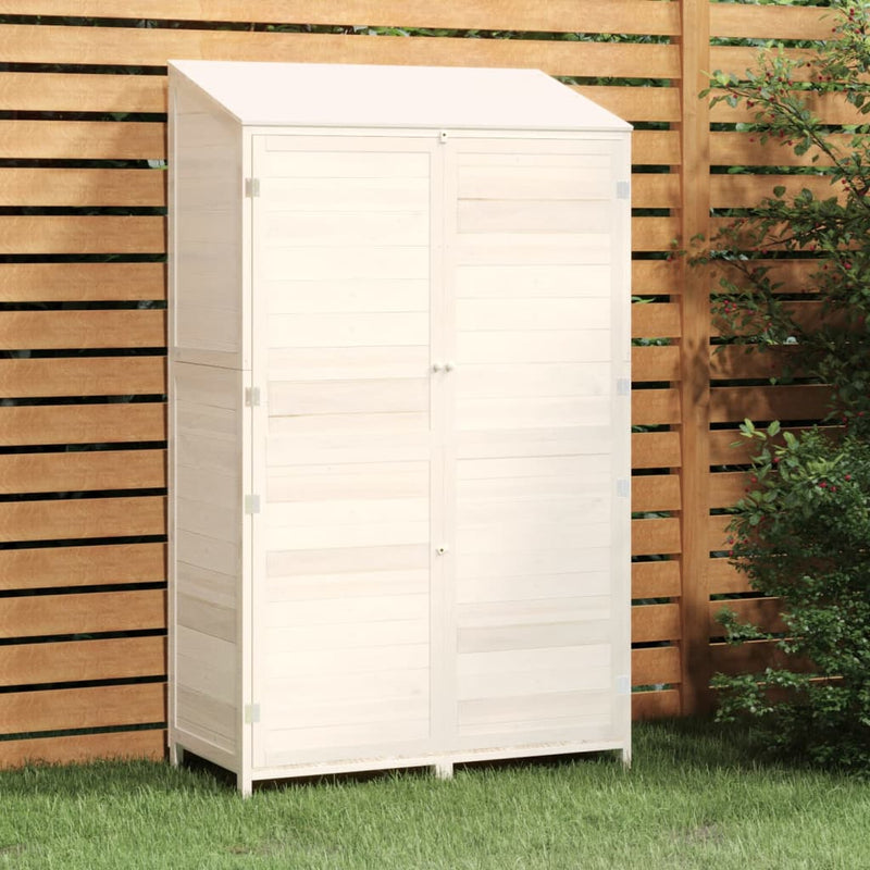 Vidaxl Garden HED 102x52x174.5 cm Pino solido bianco