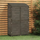 Vidaxl Garden Shed 102x52x174.5 cm de pino sólido -madera con antracita