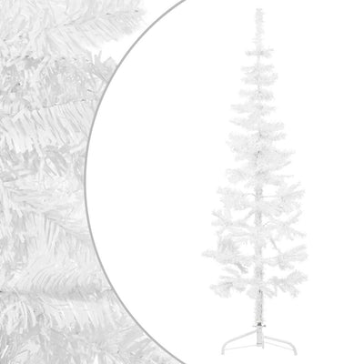 Vidaxl Kunstkerstboom metà con bianco stretto standard da 120 cm