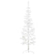 Vidaxl Kunstkerstboom Half con White estrecho de 150 cm estándar