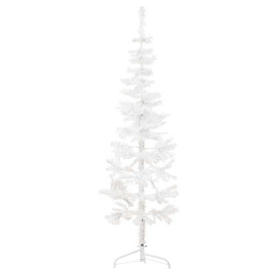 Vidaxl Kunstkerstboom metà con bianco stretto standard da 180 cm