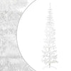 Vidaxl Kunstkerstboom Half con blanco estrecho de 240 cm estándar de 240 cm de blanco