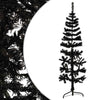 Vidaxl Kunstkerstboom metà con nero stretto standard da 150 cm nero