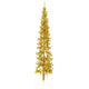 Vidaxl Kunstkerstboom metà con color oro stretto standard 240 cm