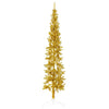 Vidaxl Kunstkerstboom Half con color de oro estrecho estándar de 240 cm