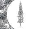 Vidaxl Kunstkerstboom Half con color plateado estrecho estándar de 180 cm