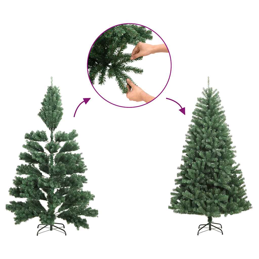 Vidaxl Kunstkerstboom metà con verde standard stretto 120 cm