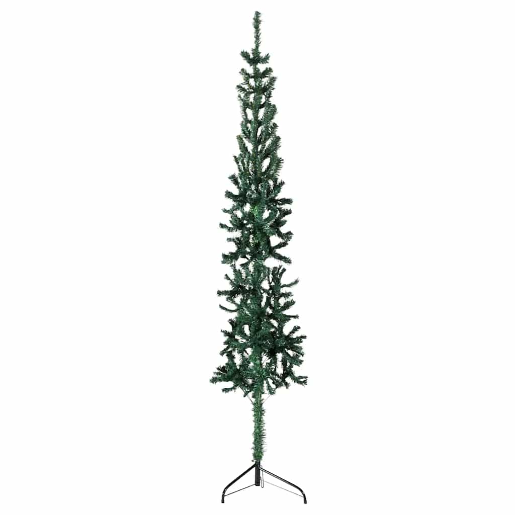 Vidaxl Kunstkerstboom metà con verde stretto standard 210 cm