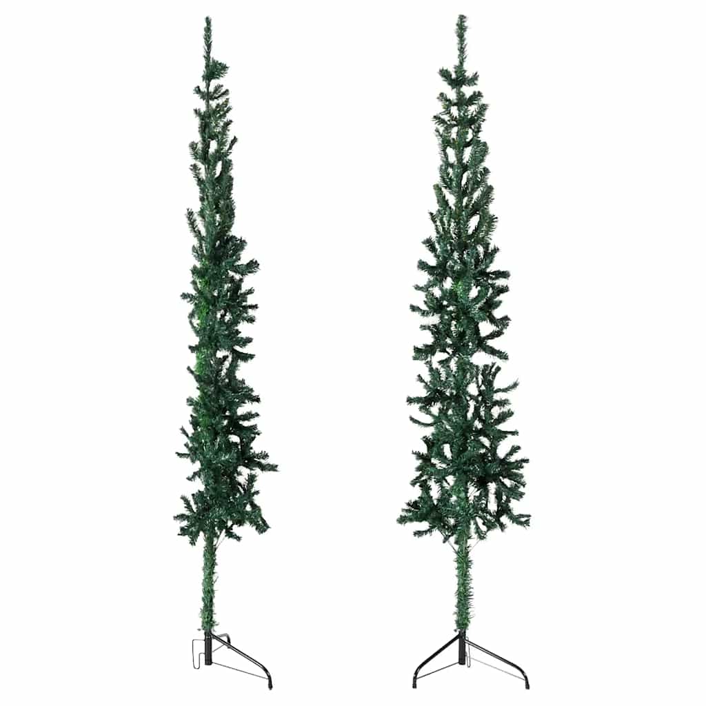 Vidaxl Kunstkerstboom metà con verde stretto standard 210 cm