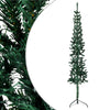 Vidaxl KunstkerstBoom metà con verde standard stretto 240 cm