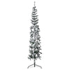 Vidaxl Kunstkerstboom mitad con nieve estrecha 180 cm
