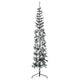 Vidaxl Kunstkerstboom mitad con nieve estrecha 210 cm