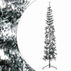 Vidaxl Kunstkerstboom metà con neve stretta 240 cm