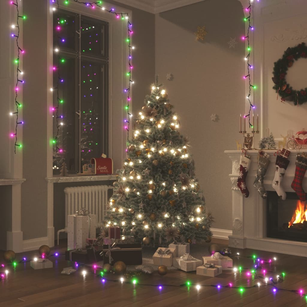 Vidaxl Light Garland con 400 LED 40 m PASTELLO MULTIOLED PVC