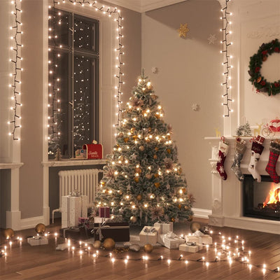 Vidaxl Light Garland Compact con 400 LED White White 13 M PVC