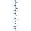 Vidaxl lichtslinger compact met 400 led's blauw 13 m pvc