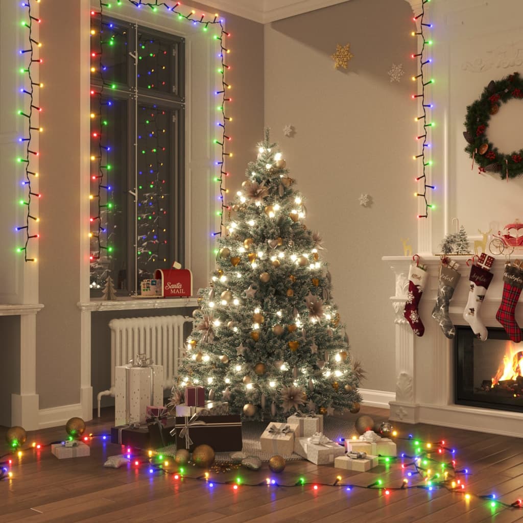 Vidaxl Light Garland Compact con 400 LED Multi -colorati 13 M PVC