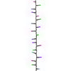 Vidaxl Light Garland Compact con 1000 LED pastello multicolore 25 M PVC
