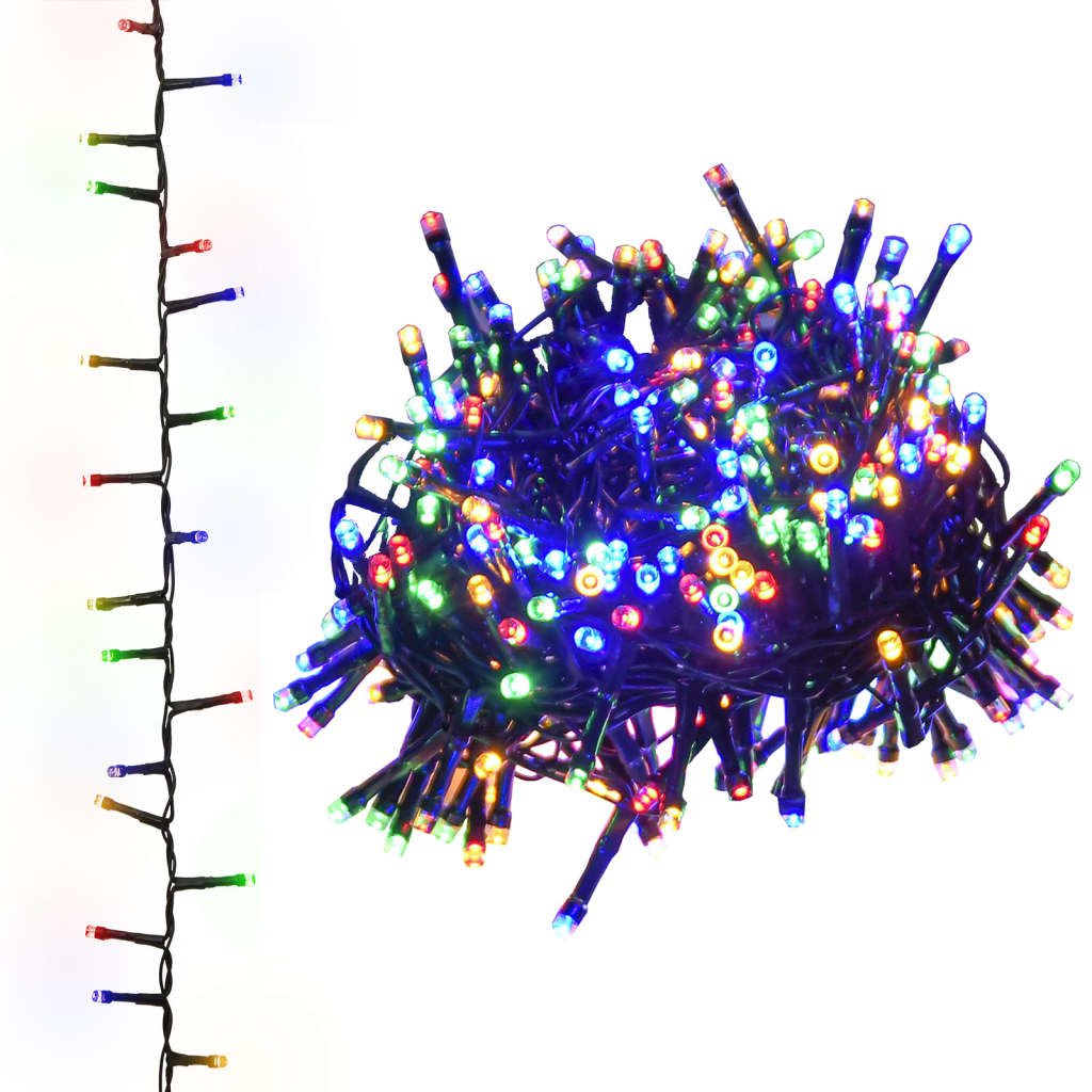 Vidaxl Light Garland Compact con 2000 LED multi -colore 45 M PVC