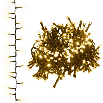 Vidaxl Light Garland Compact con 3000 LED Bianco caldo 65 M PVC