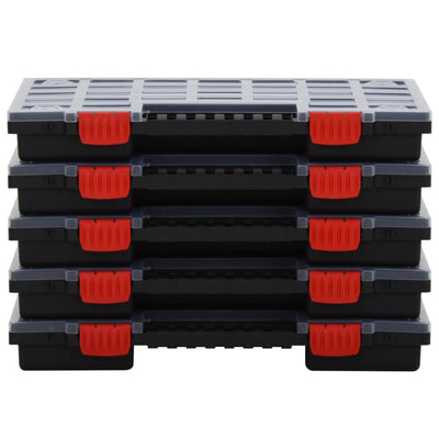 Vidaxl assortimentsdozen 5 st 40x30x5 cm polypropeen