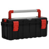 Vidaxl Toolbox 65x28x31.5 cm nero e rosso
