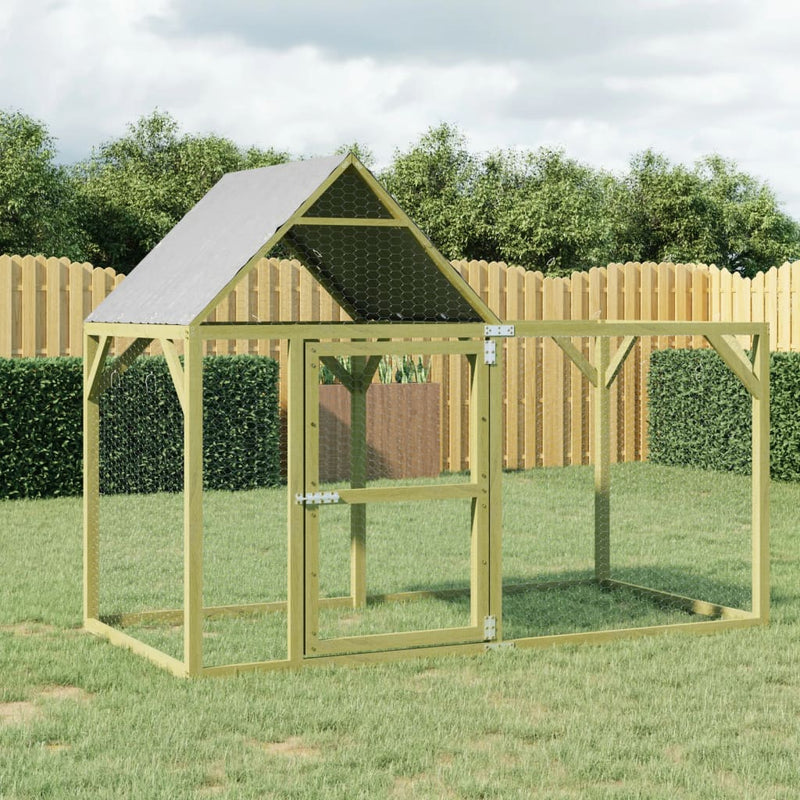 Vidaxl Chicken Coop 200x100x150 cm Pinna solida impregnata