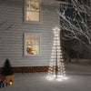 Vidaxl Kegelkerstboom 108 LED 70x180 cm blanco frío