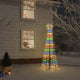 Vidaxl KegelkerstBoom 108 LED 70x180 cm multiColeado