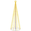 Vidaxl Kegelkerstboom 310 LED de 100x300 cm de blanco tibio