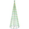 Vidaxl kegelkerstboom 732 led's meerkleurig 160x500 cm