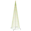 Vidaxl Kegelkerstboom 1134 LED Multi -colorato 230x800 cm