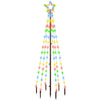 Vidaxl kerstboom met grondpin 108 led's meerkleurig 180 cm