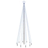Vidaxl kerstboom met grondpin 310 led's koudwit 300 cm