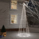Vidaxx Árbol de Navidad con estaca 310 LED blanco frío 300 cm