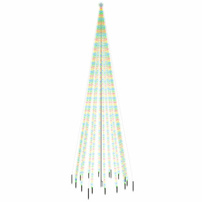 Vidaxl kerstboom met grondpin 1134 led's meerkleurig 800 cm