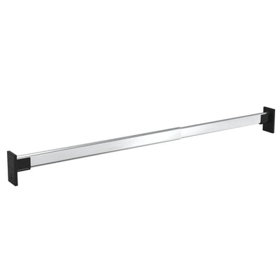Vidaxl Abs di abbigliamento 2 St Telescopic 58-100 cm di colore argento