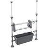 Vidaxx organizador de encimera ajustable de aluminio