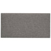 Paneles de pared Vidaxl 12 PCS 0.54 m² 30x15 cm de tela gris claro