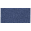 Paneles de pared Vidaxl 12 PCS 0.54 m² 30x15 cm de tela azul