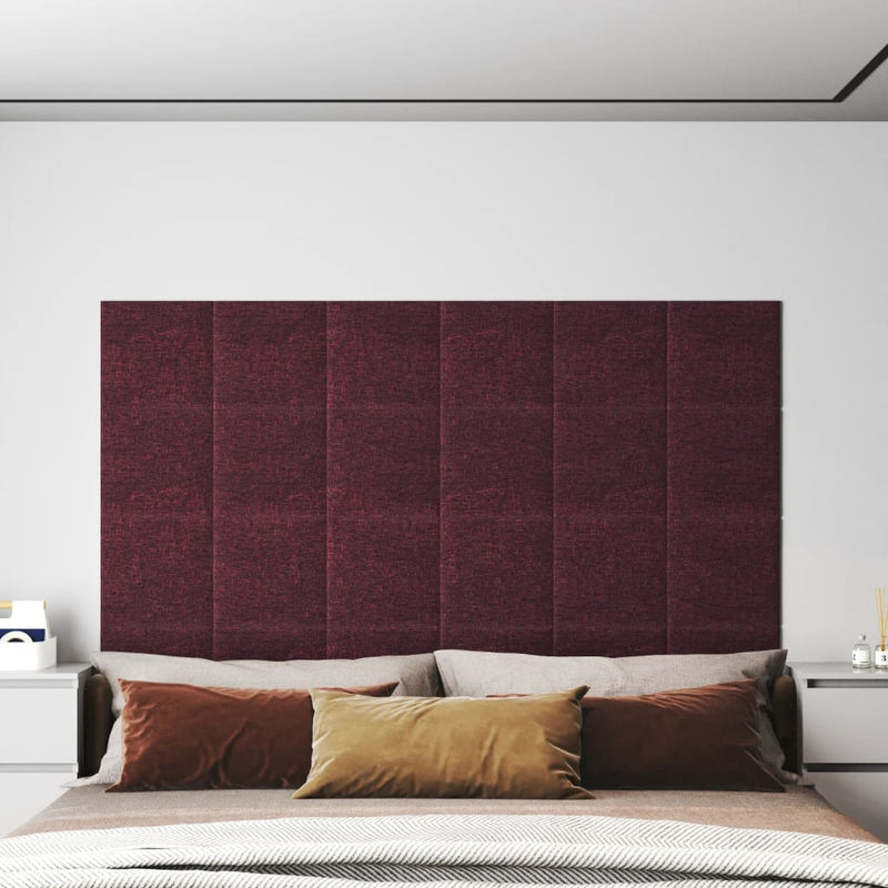 Pannelli a parete Vidaxl 12 ST 1,08 m² 30x30 cm Purple