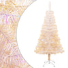 Vidaxl kunstkerstboom met iriserende uiteinden 150 cm pvc wit