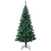 Vidaxl kunstkerstboom met iriserende uiteinden 150 cm pvc groen
