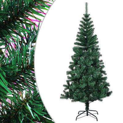 Vidaxl Kunstkerstboom con extremos iridiscentes de 180 cm PVC Green