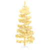 Vidaxl kunstkerstboom met verlichting en standaard 150 cm pvc wit