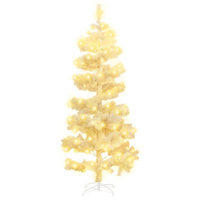 Vidaxl Kunstkerstboom con iluminación y White PVC estándar de 150 cm