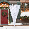 Vidaxl Kunstkerstboom con bianco inverso standard 210 cm